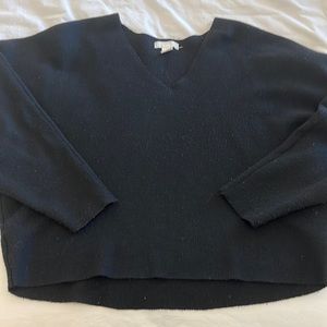 H&M Black V Neck Sweater Small